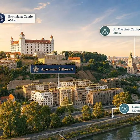 Modern Vydrica With Balcony & River View Bratislava